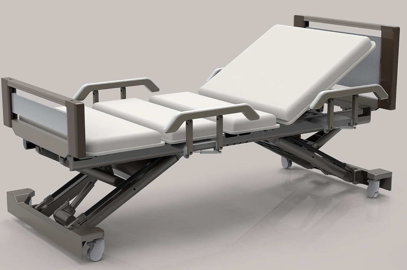 Medical bed，Multifunctional medical bed，medical care，medical apparatus and instruments，apparatus，Bed，