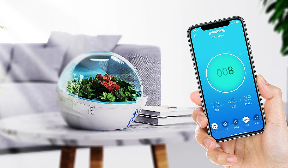 Air purifier design，Design of plant air purifier，Micro forest ecological purifier，air cleaner，