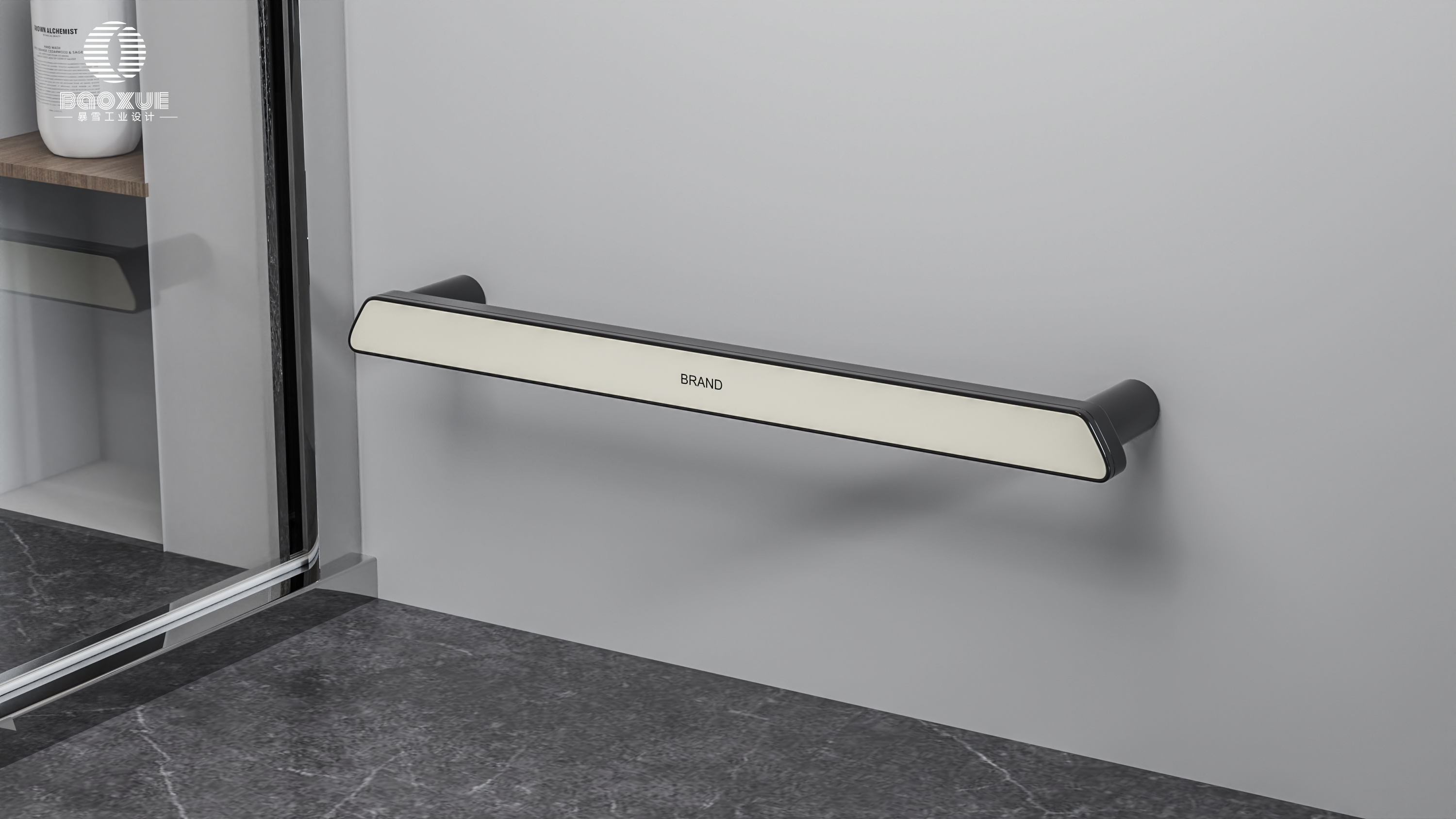 Wall-mounted slipper rack，