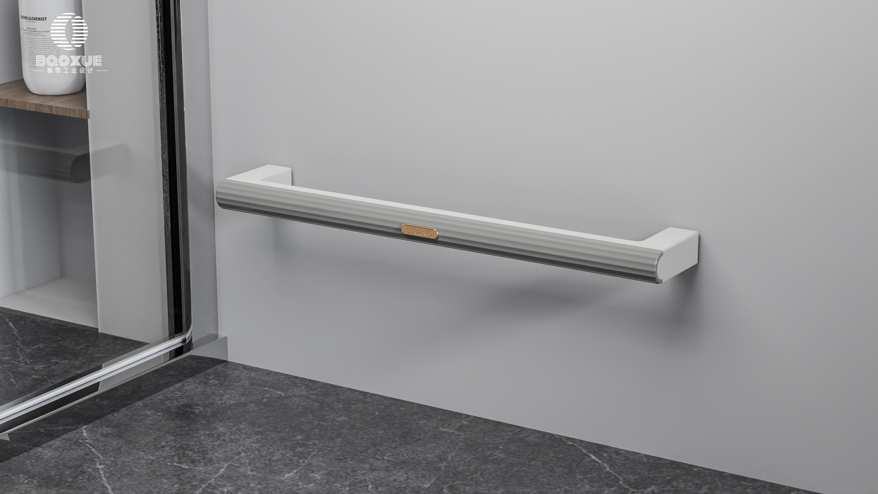 Wall-mounted slipper rack，