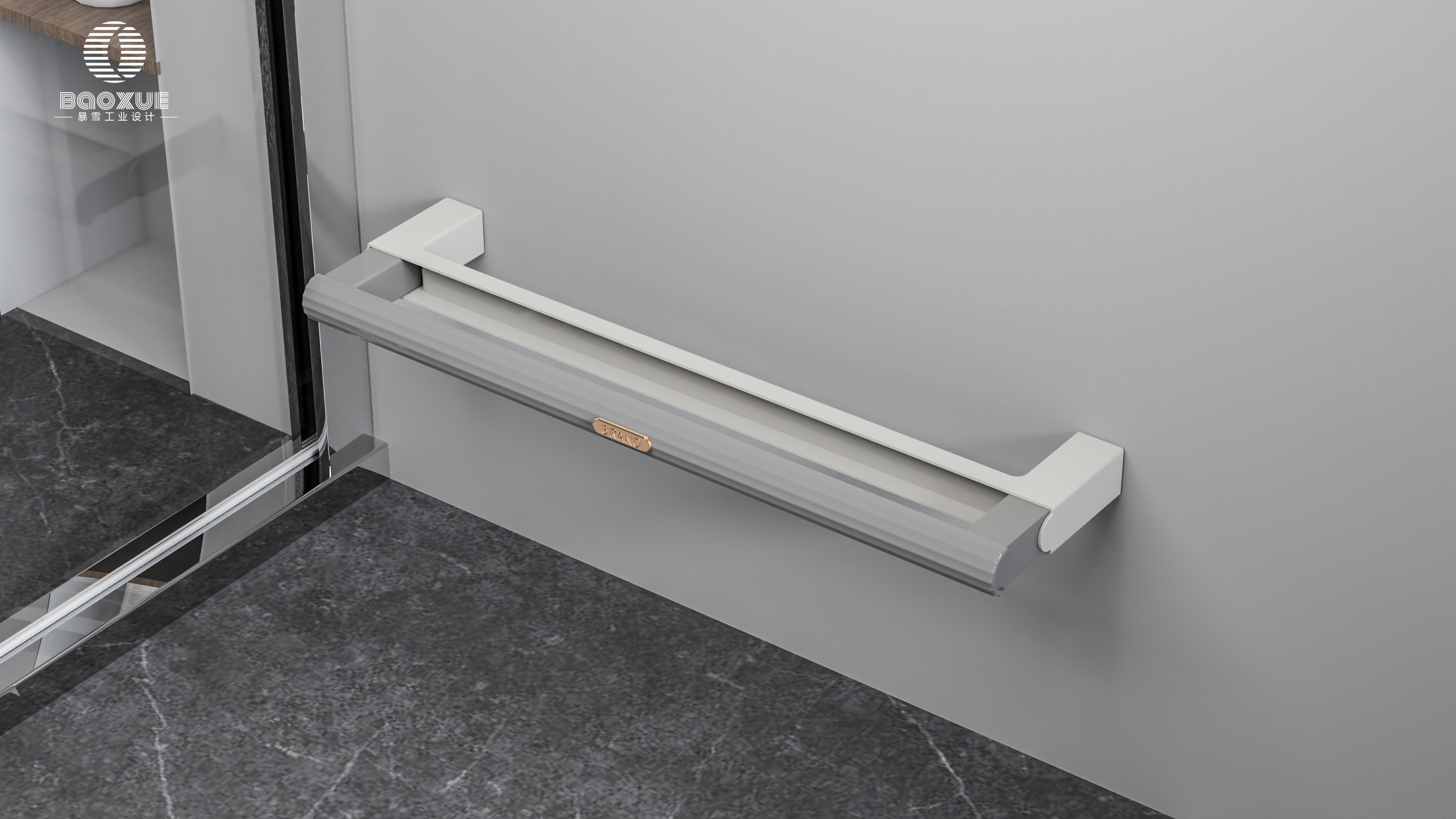 Wall-mounted slipper rack，