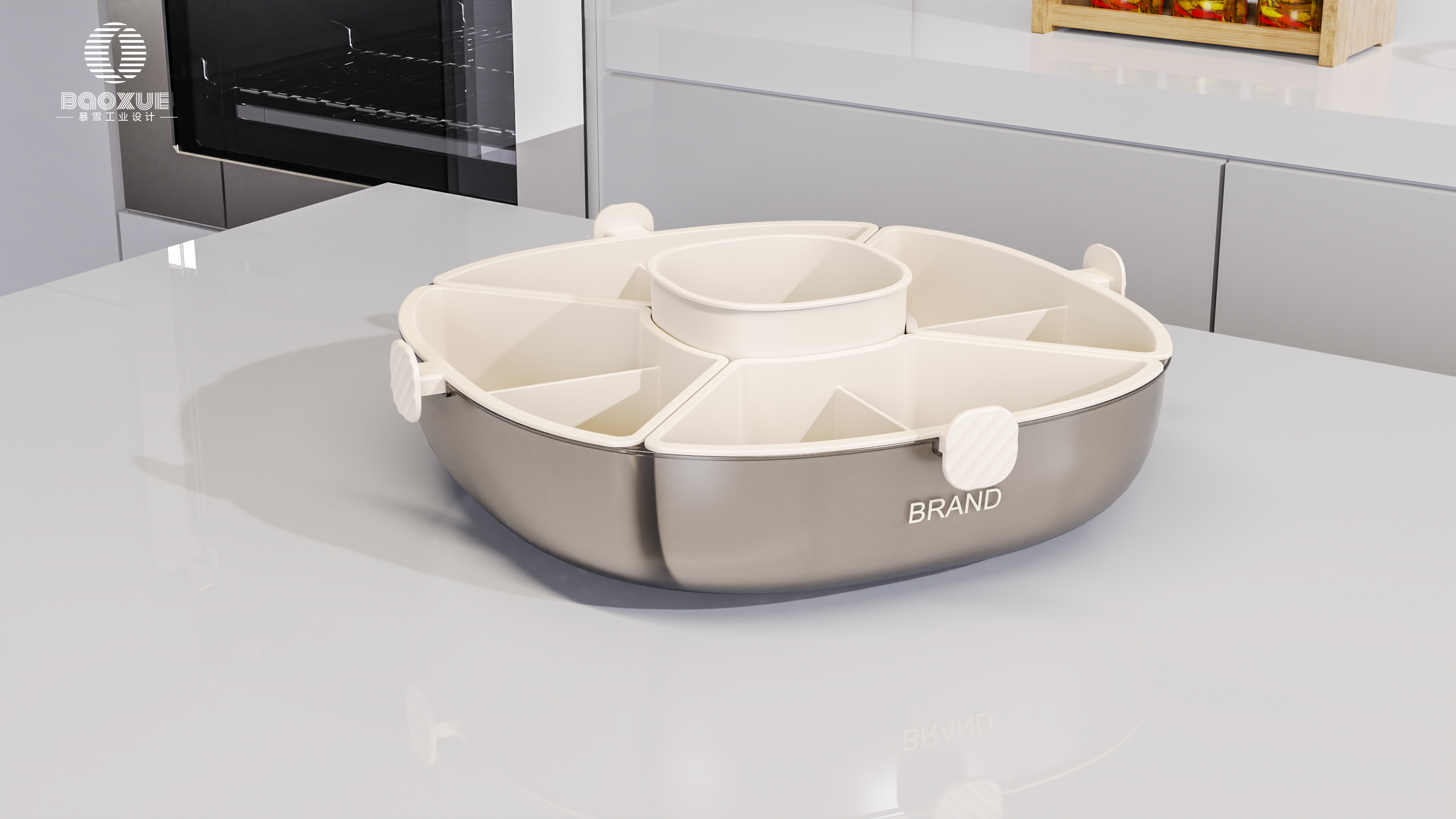 Rotating Hot Pot Plate，