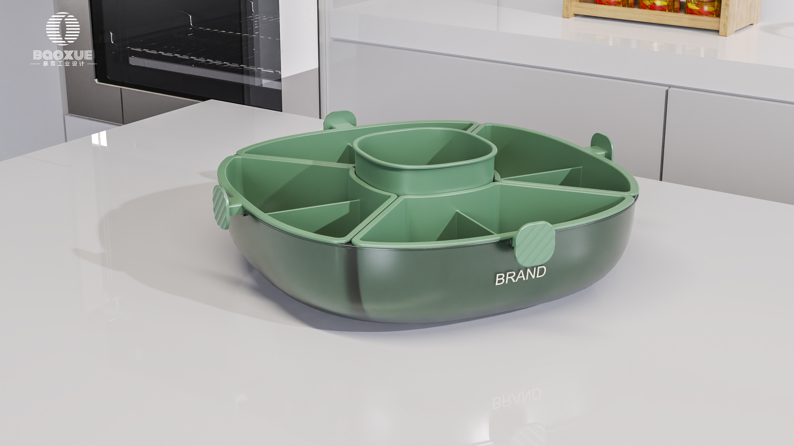 Rotating Hot Pot Plate，