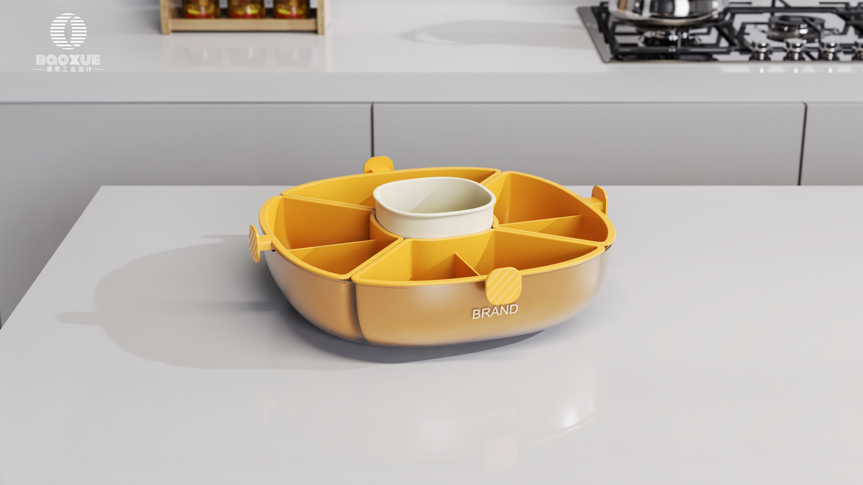 Rotating Hot Pot Plate，