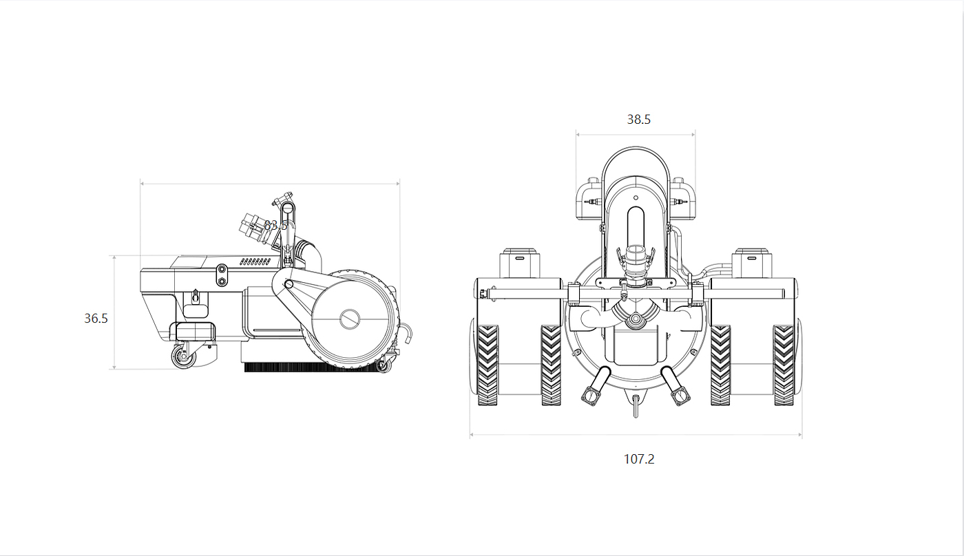rust removal of hull，Industrial robot，