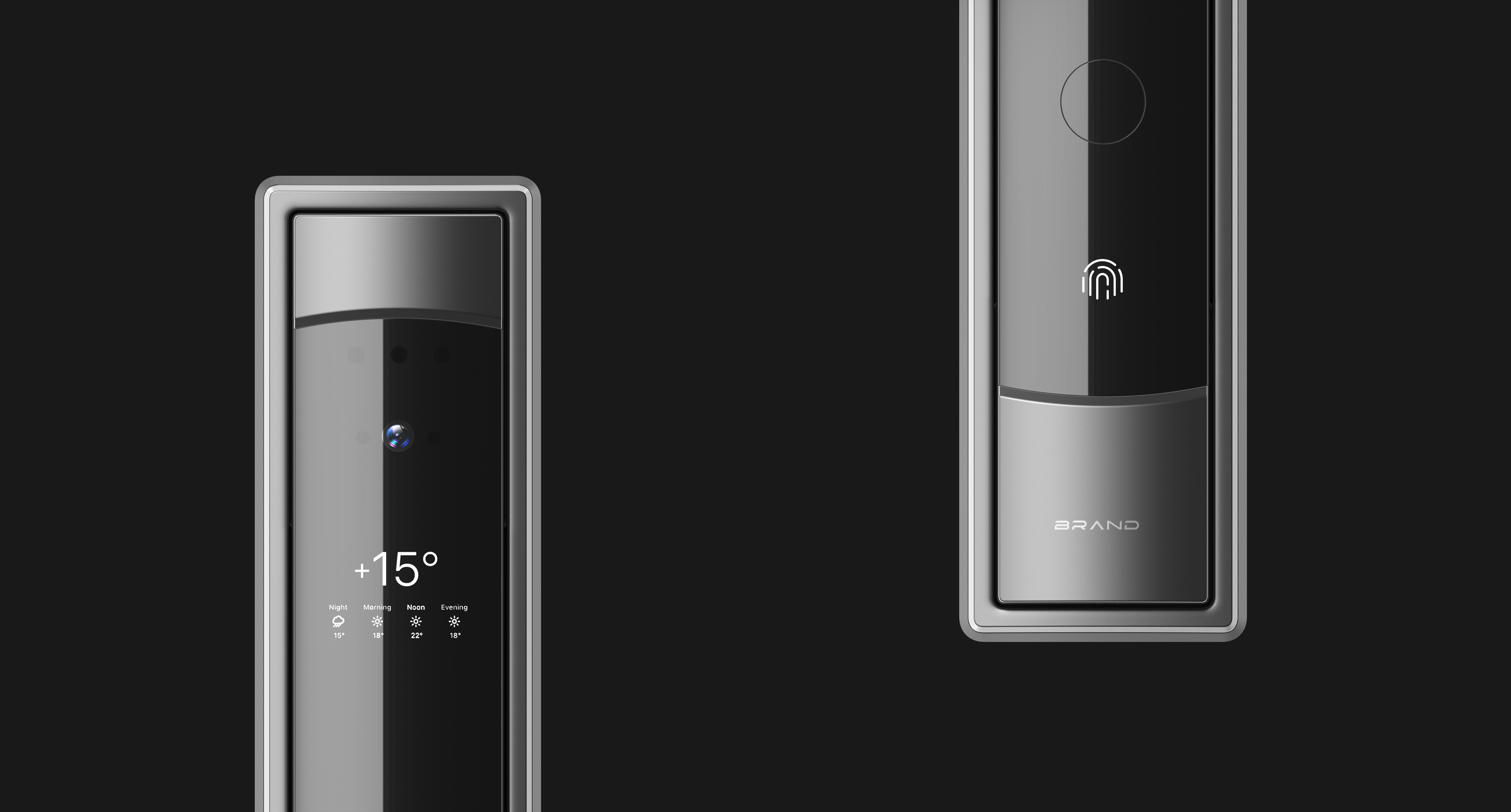 Intelligent door lock，Smart home，Appearance design，