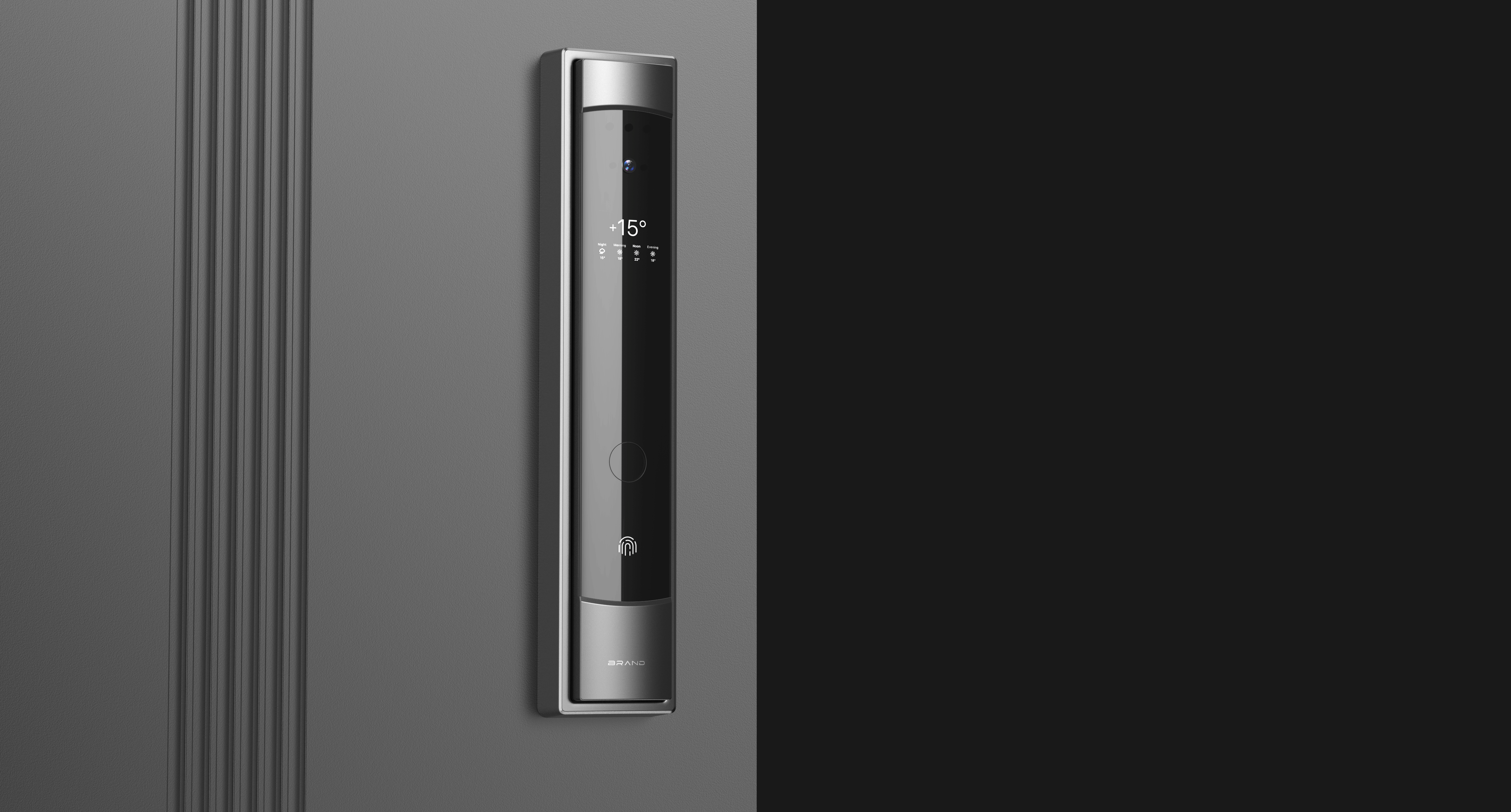 Intelligent door lock，Smart home，Appearance design，