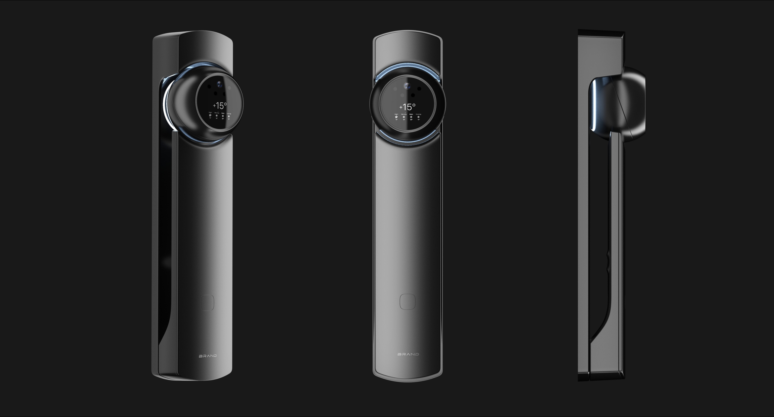 Intelligent door lock，Smart home，Appearance design，