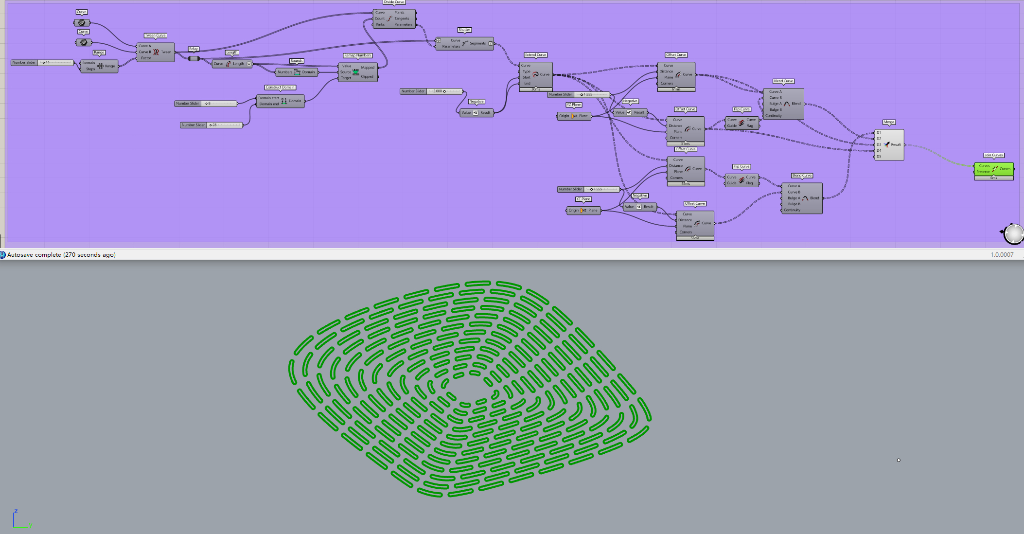 grasshopper，Parametric design，Procreate，