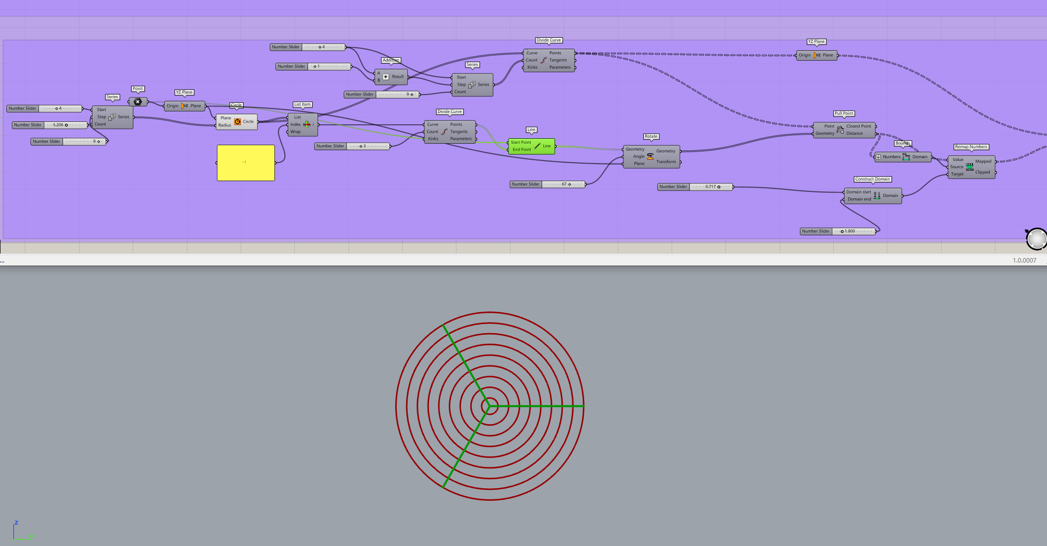 grasshopper，Parametric design，Procreate，