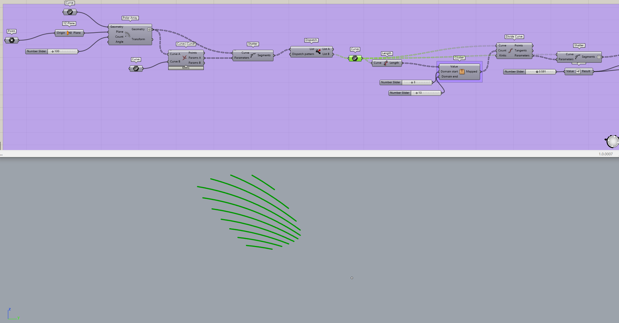 grasshopper，Parametric design，Procreate，