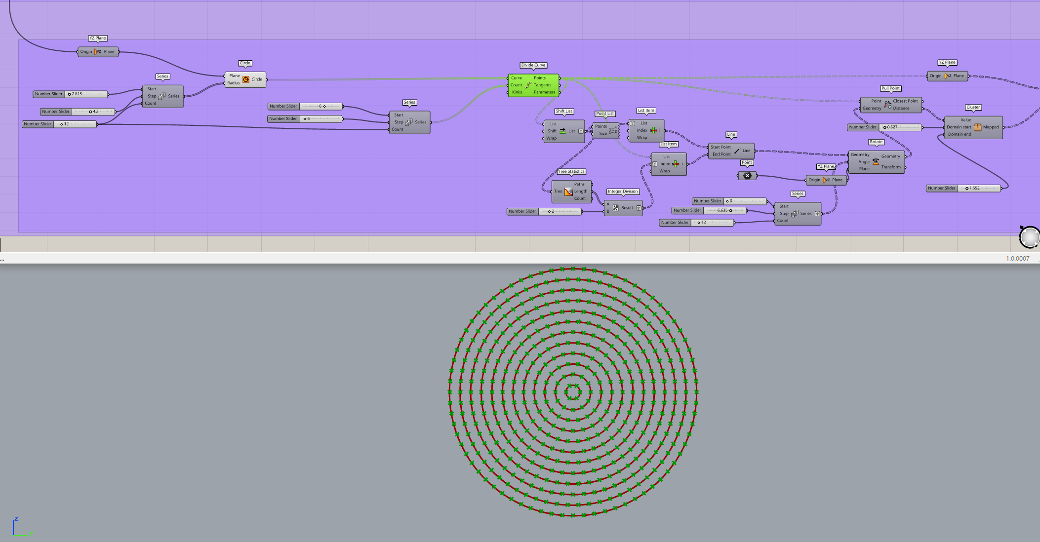 grasshopper，Parametric design，Procreate，