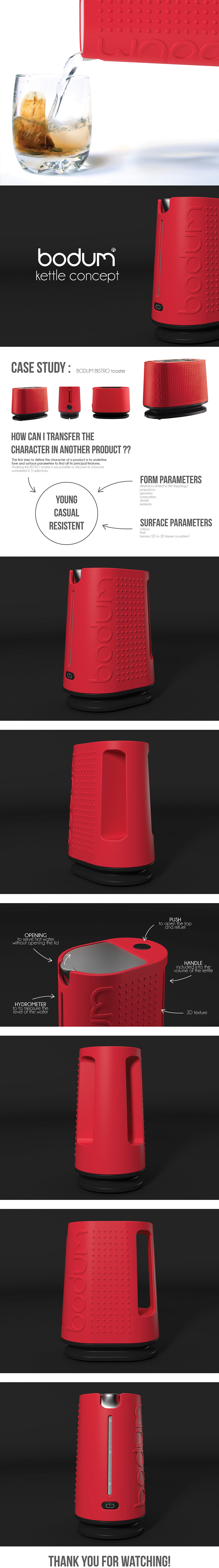 Bottom，Electric kettle，conceptual design，product design，