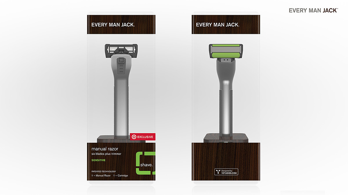 Every Man Jack，razor，industrial design，product design，