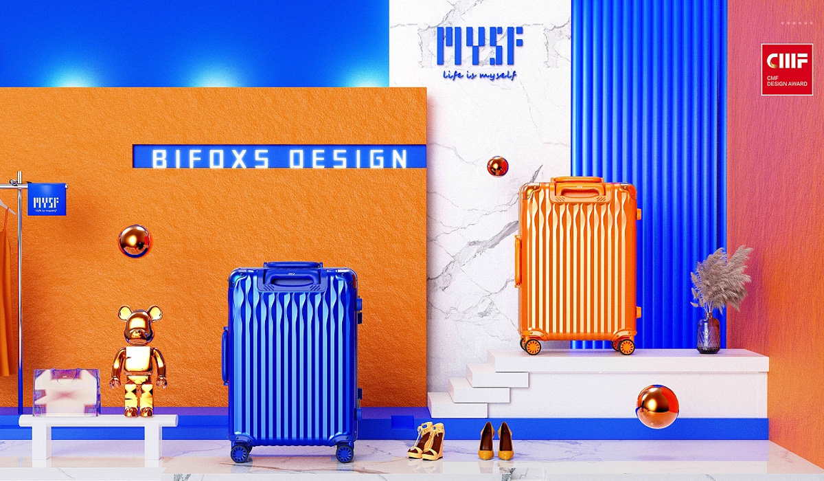 Trolley box design，Suitcase design，Exterior design of trolley case，Luggage design，Suitcase shape design，