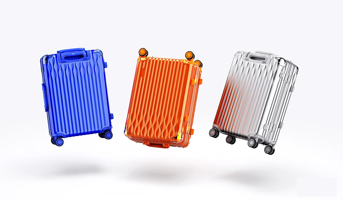 Trolley box design，Suitcase design，Exterior design of trolley case，Luggage design，Suitcase shape design，