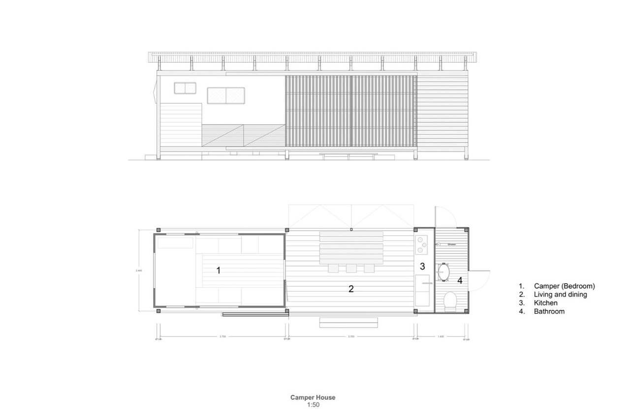 Campervan，hut，nature，teak，