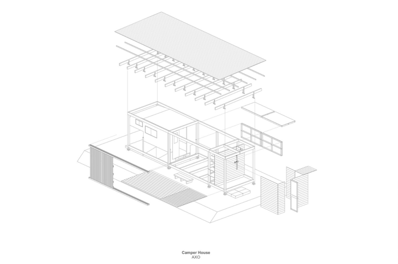 Campervan，hut，nature，teak，