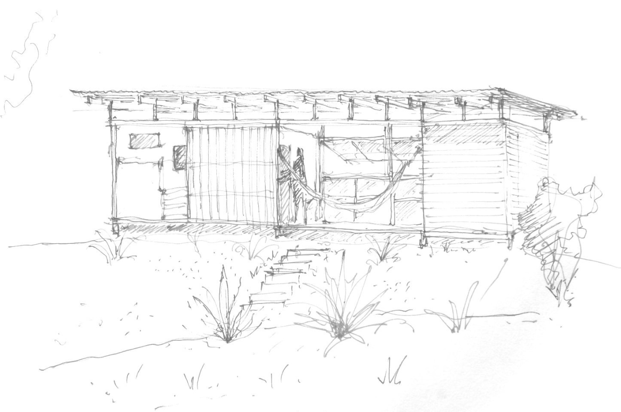 Campervan，hut，nature，teak，