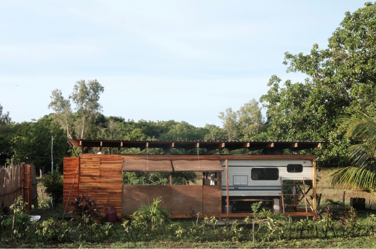 Campervan，hut，nature，teak，