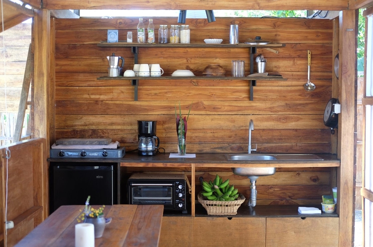Campervan，hut，nature，teak，