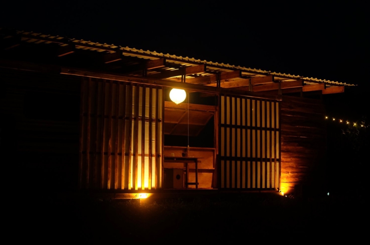 Campervan，hut，nature，teak，