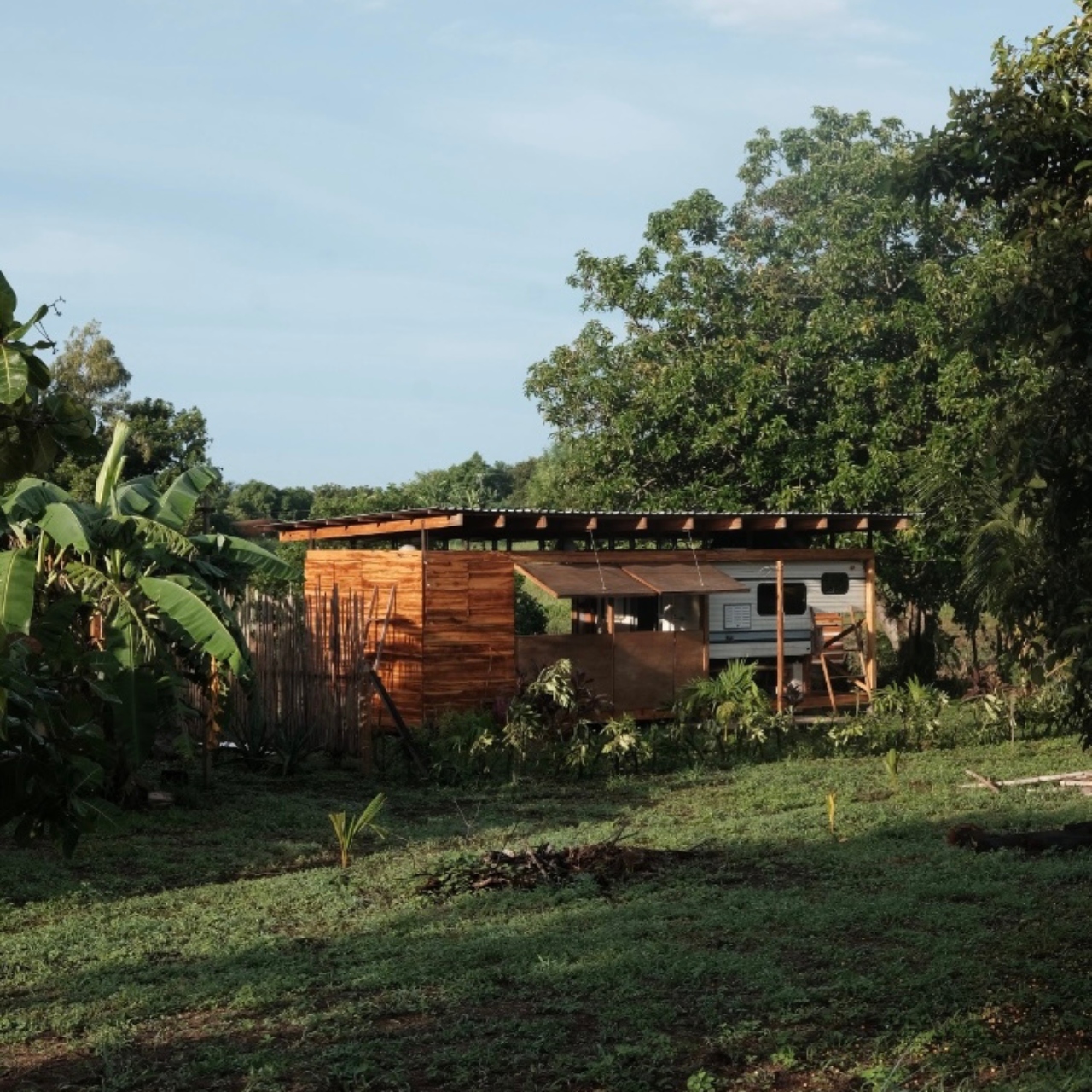 Campervan，hut，nature，teak，