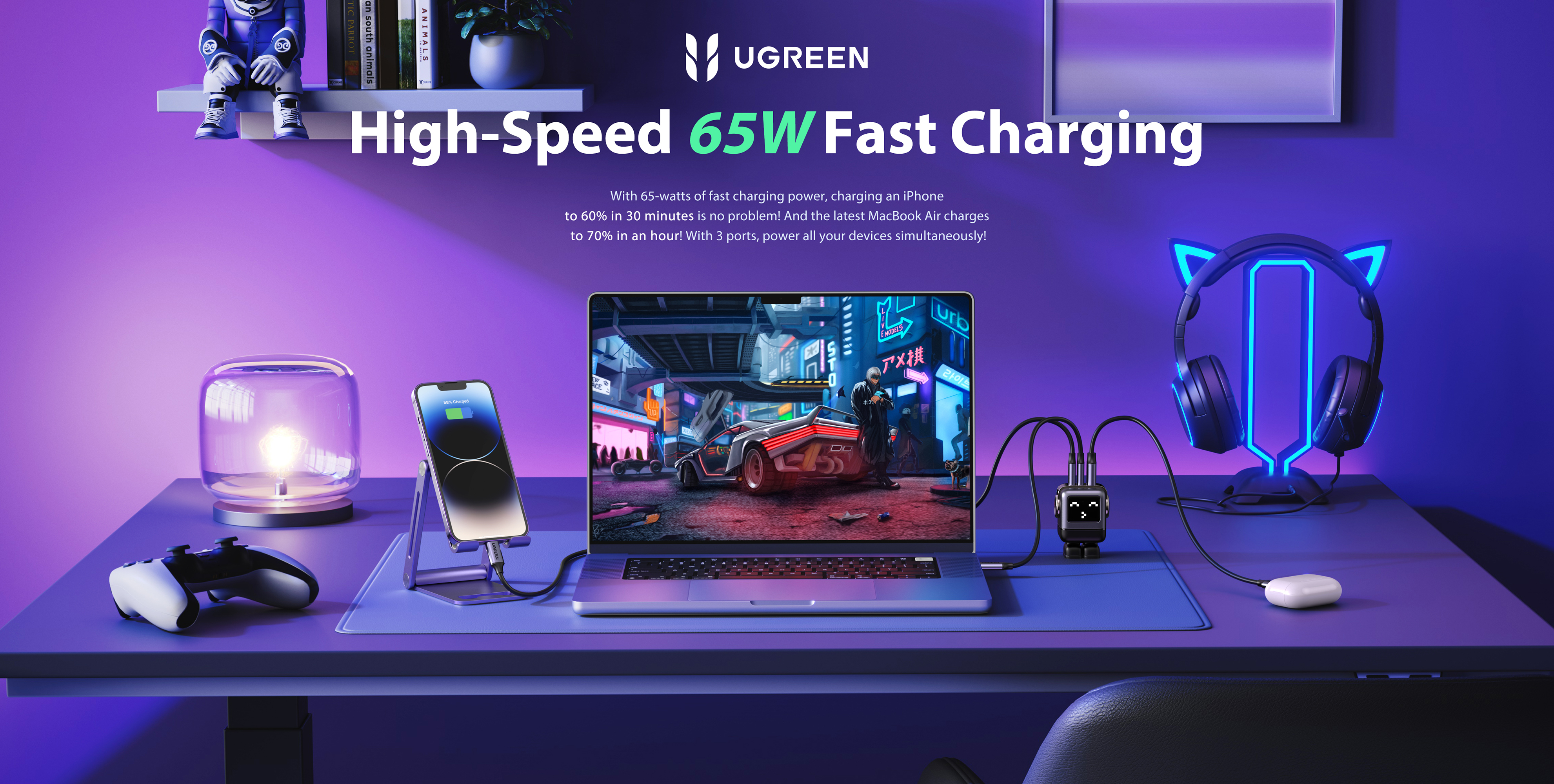 Product rendering，Green couplet，keyshot，Outdoor power supply，hub，