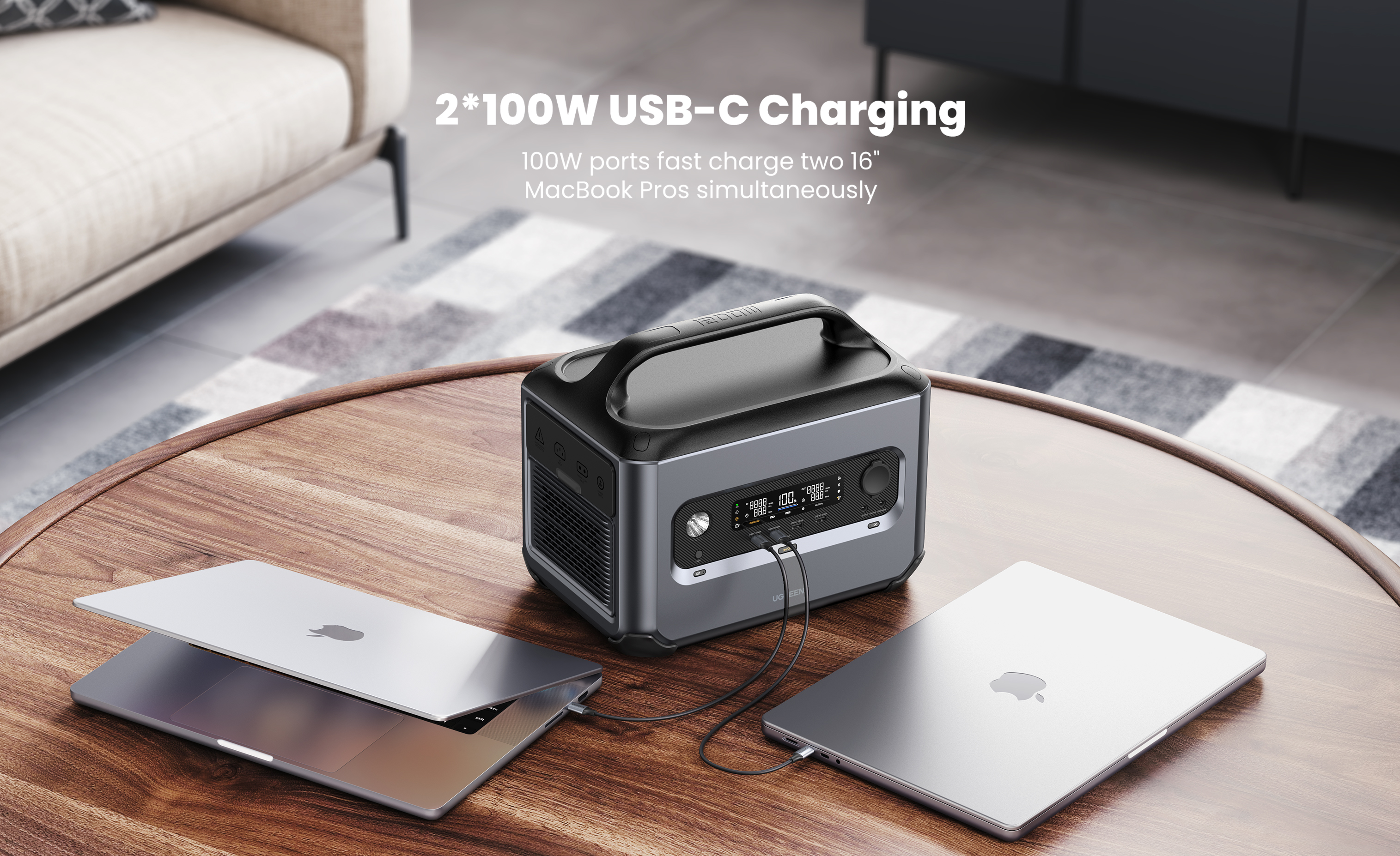 Product rendering，Green couplet，keyshot，Outdoor power supply，hub，