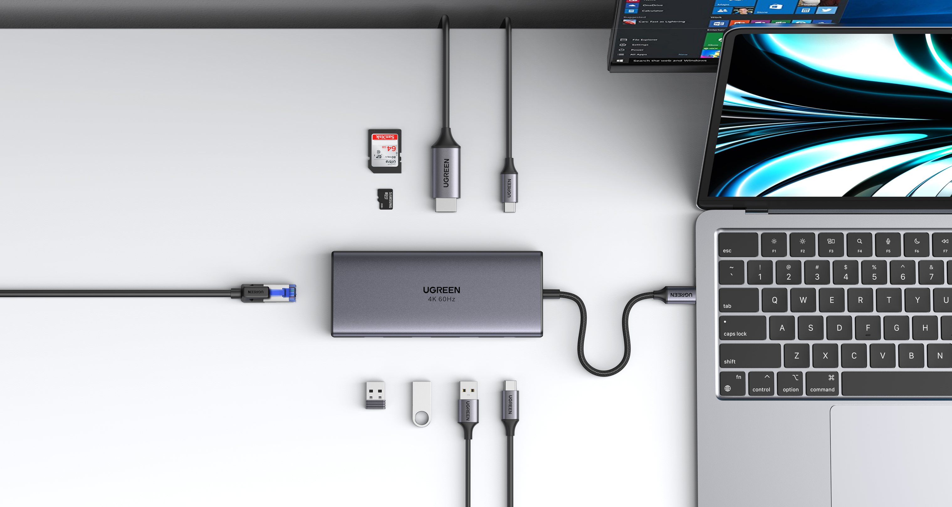 Product rendering，Green couplet，keyshot，Outdoor power supply，hub，