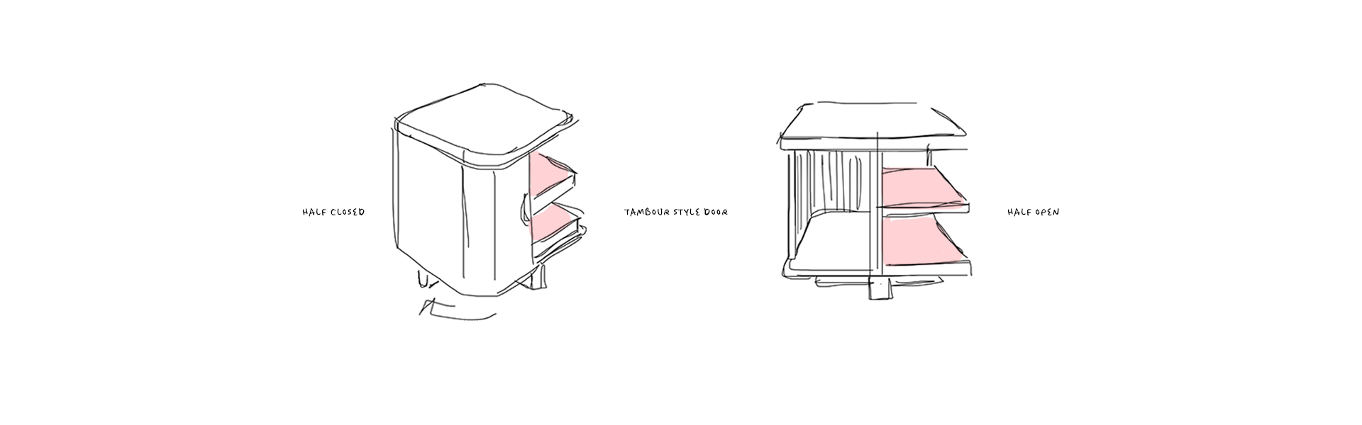 momo，bedside cupboard，furniture，