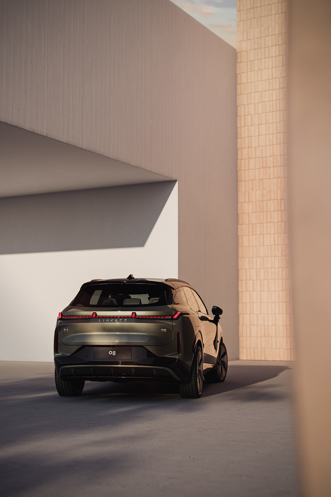 Automobile design，Lynk&Co 08，visualization，cgi，