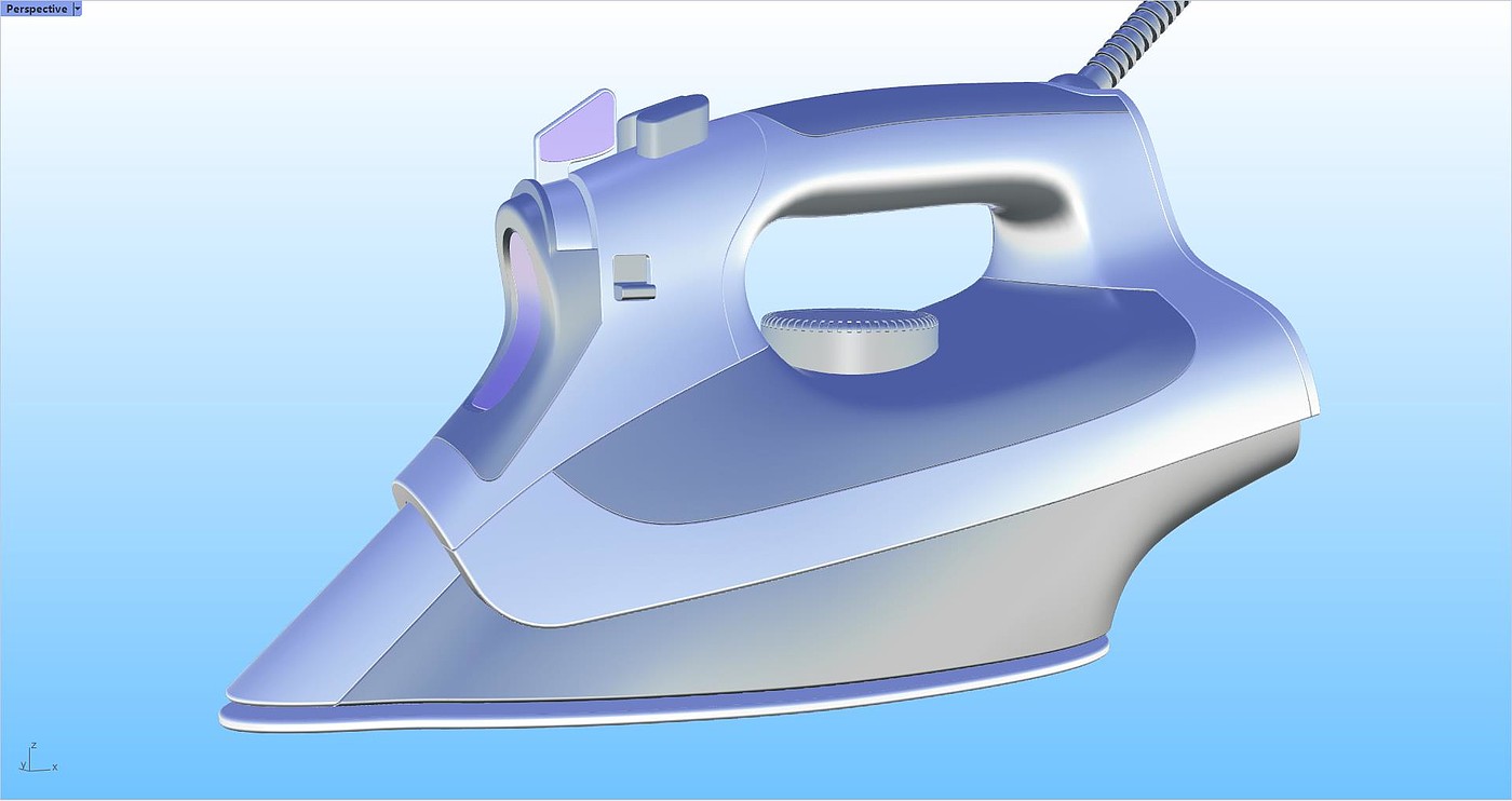 Electric iron，Rhinoceros modeling，Rhino modeling，Rhinoceros tutorial，Rhino tutorial，Tutorial sharing，3D modeling，Design，