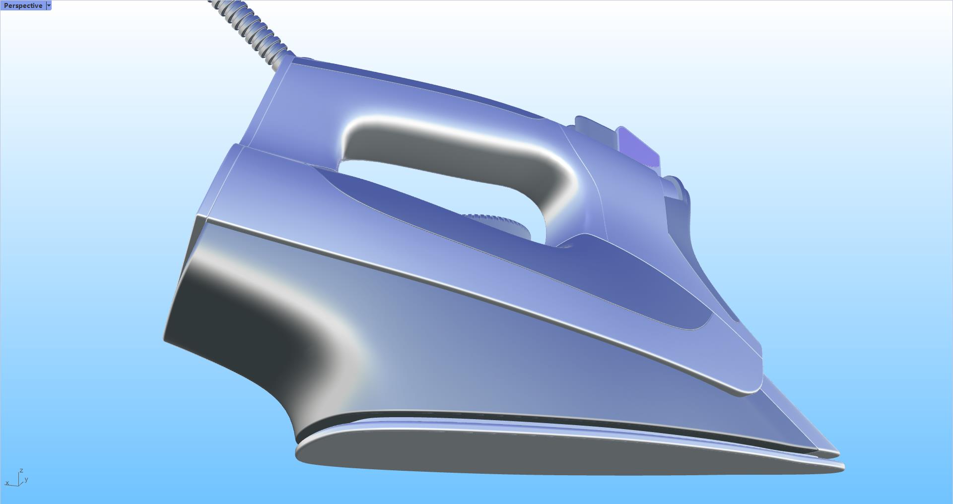 Electric iron，Rhinoceros modeling，Rhino modeling，Rhinoceros tutorial，Rhino tutorial，Tutorial sharing，3D modeling，Design，