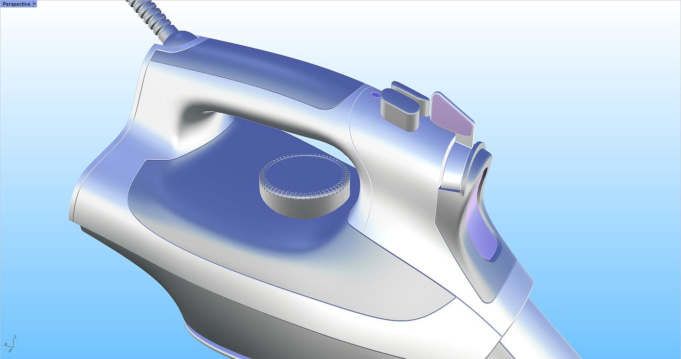 Electric iron，Rhinoceros modeling，Rhino modeling，Rhinoceros tutorial，Rhino tutorial，Tutorial sharing，3D modeling，Design，