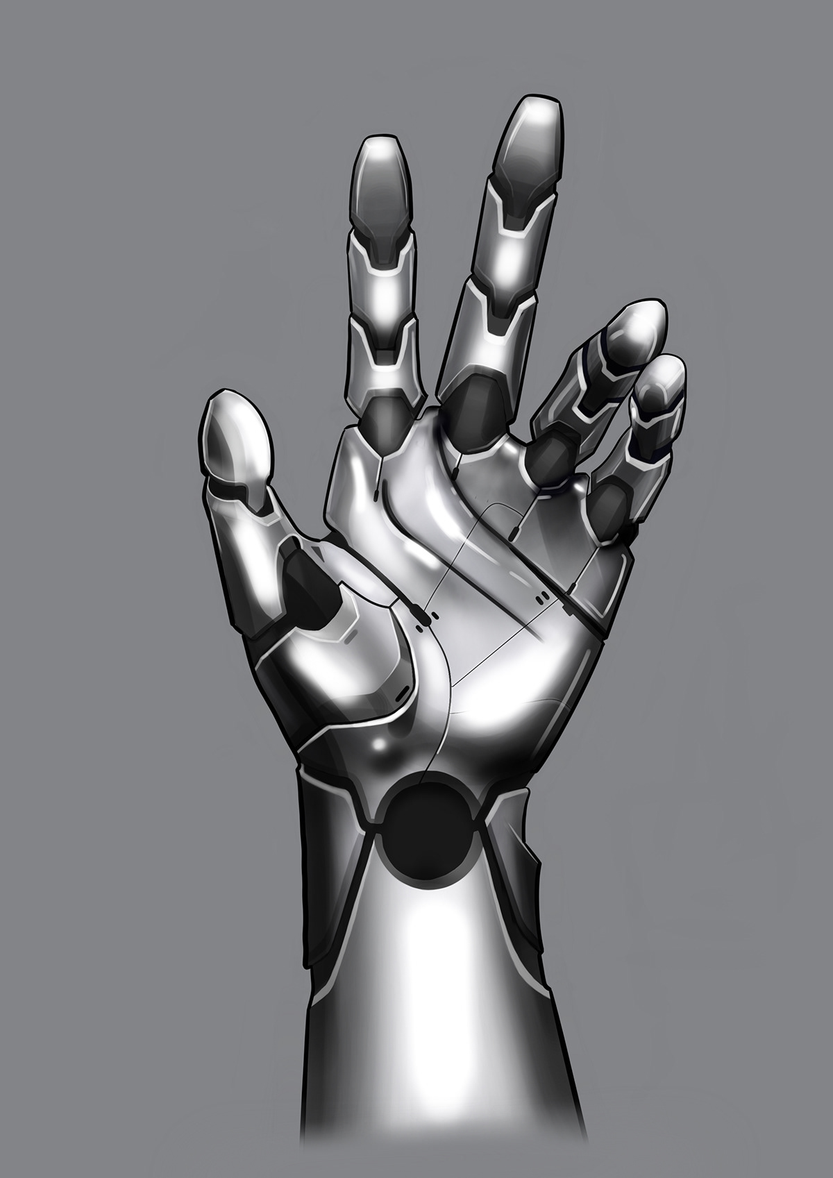 Release arm，Sketch，