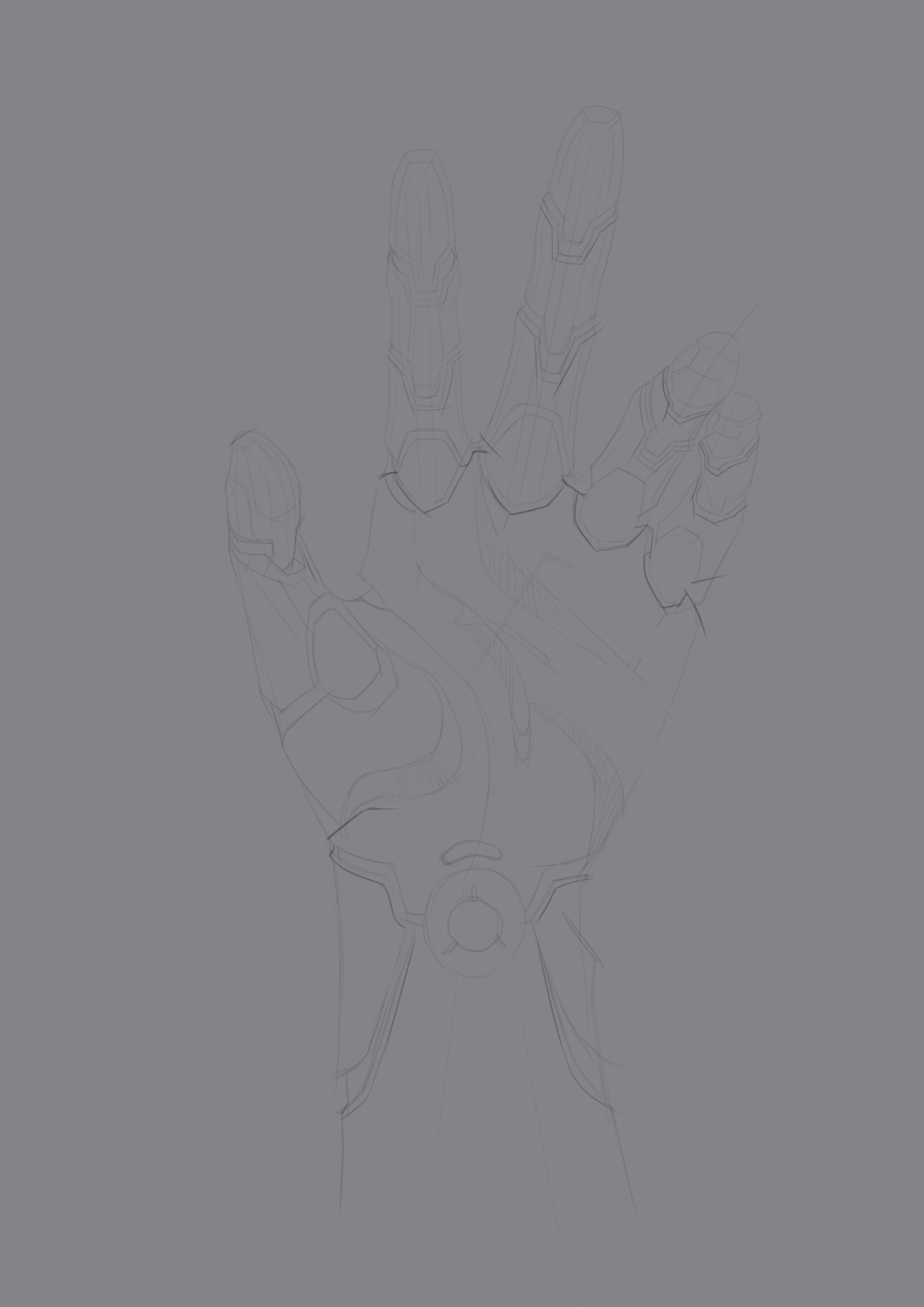 Release arm，Sketch，