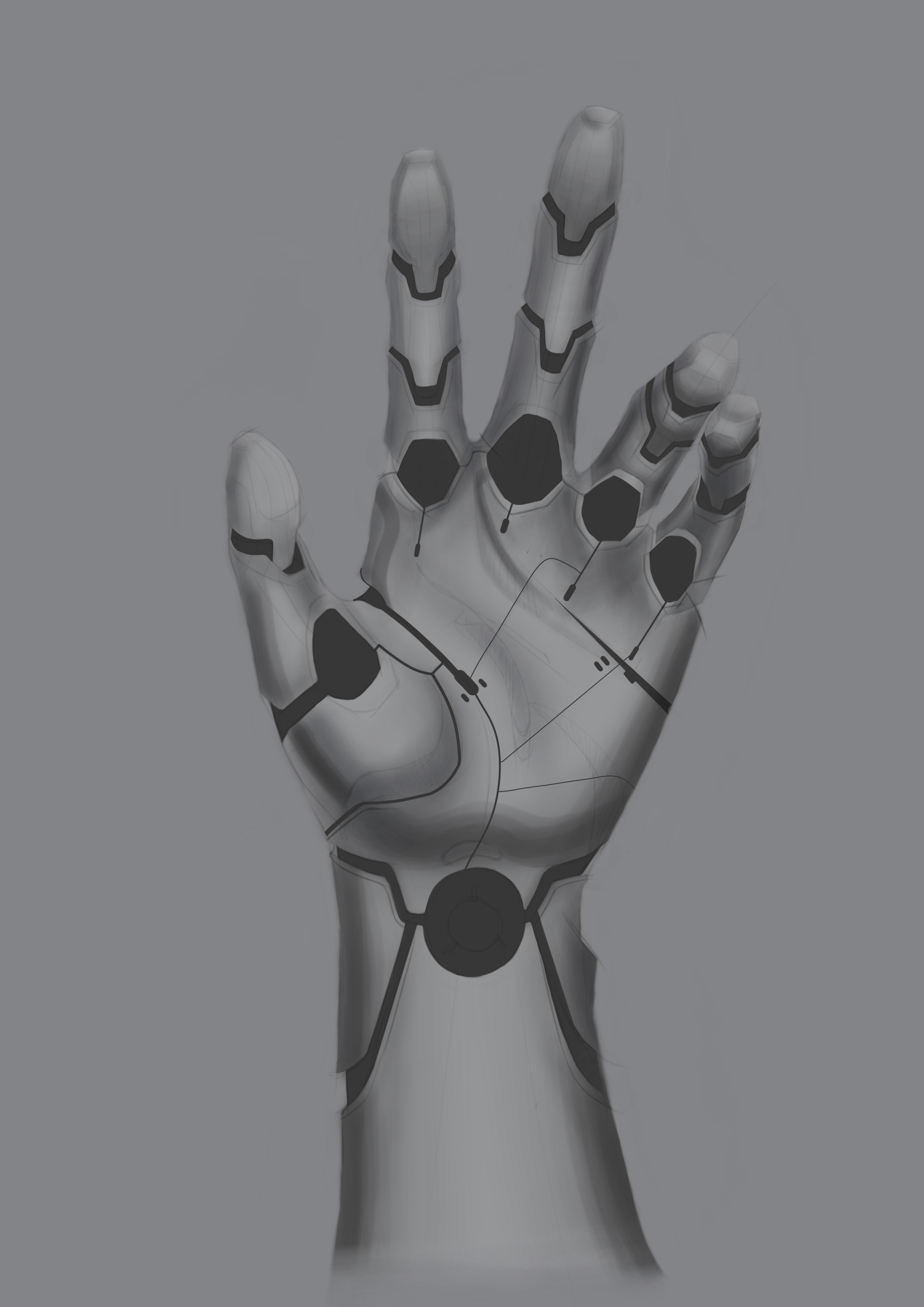 Release arm，Sketch，