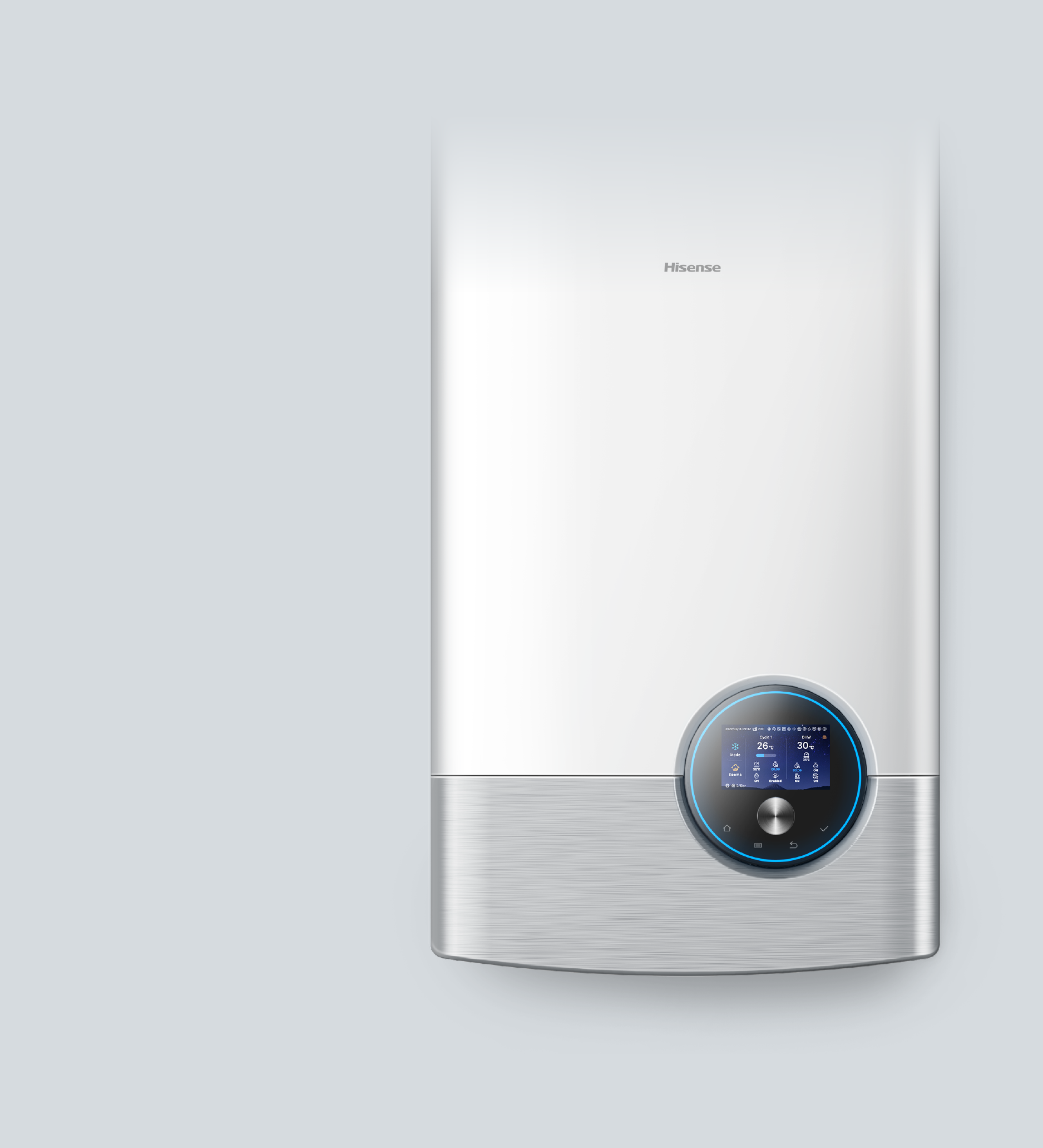 product design，Hisense，air source heat pump，Red design，