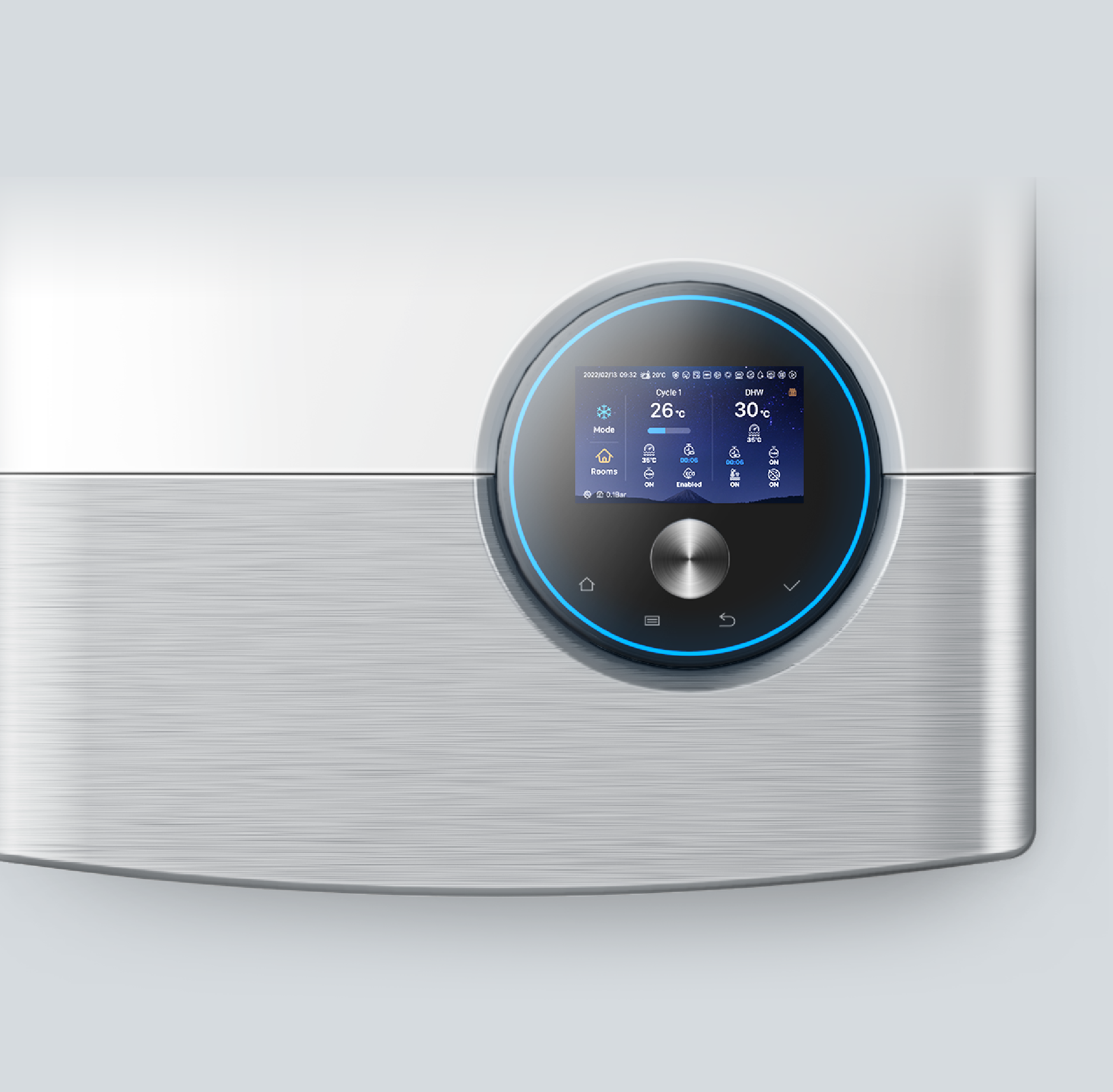 product design，Hisense，air source heat pump，Red design，