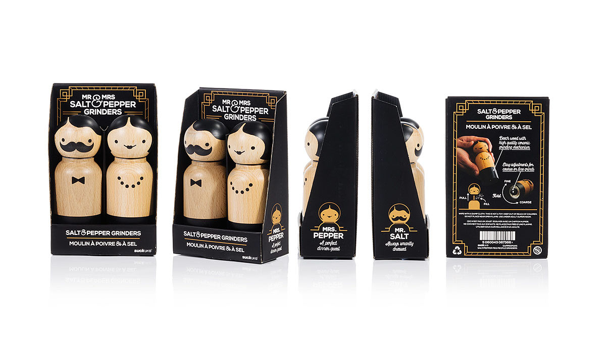 Pepper and salt couple，Seasoning tank，product design，originality，