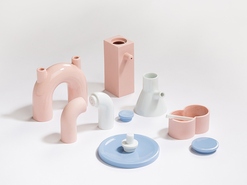 lamps and lanterns，assemble，wood，Porcelain，Simplicity，teapot，teacup，Wooden tray，Striped tray，The seasoning bottle，Soy sauce bottle，