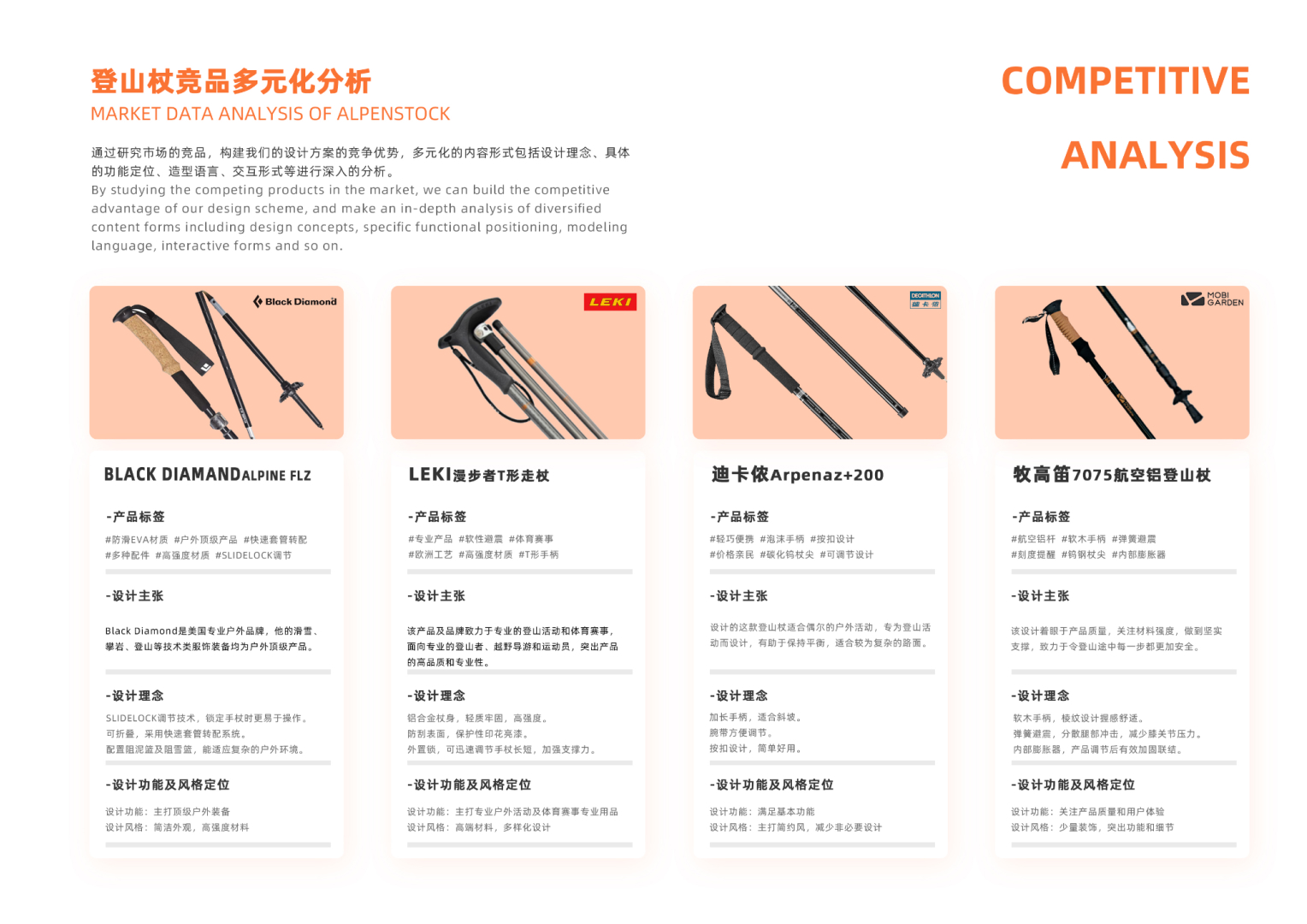 Alpenstocks，product design，Personal works collection，