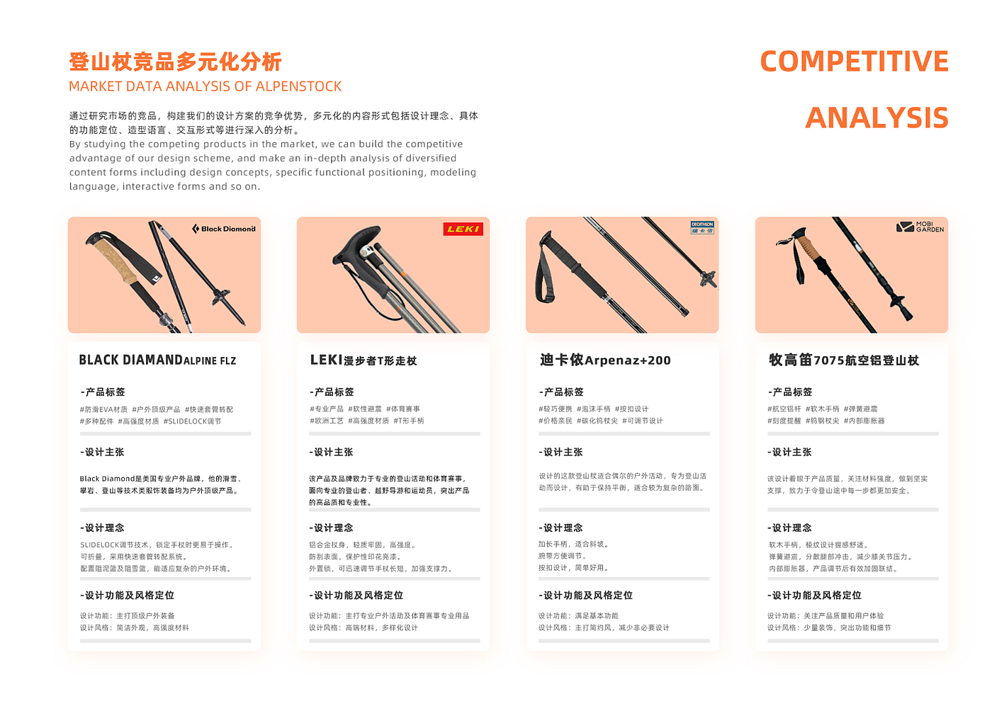 Alpenstocks，product design，Personal works collection，