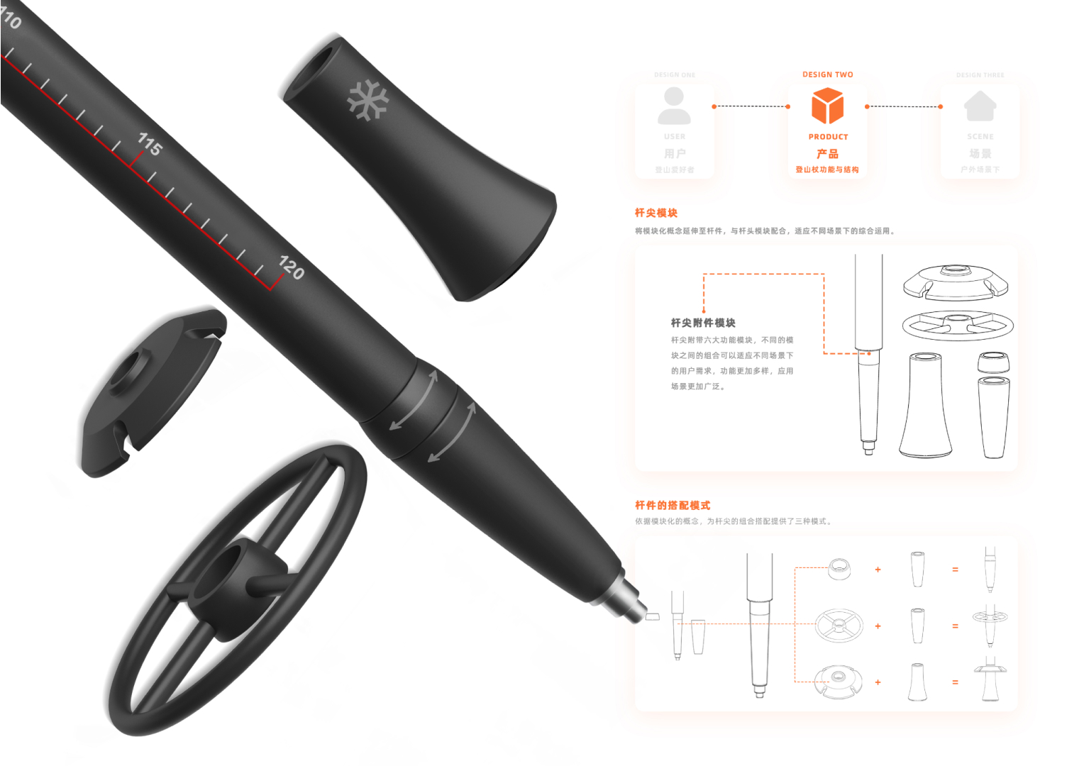 Alpenstocks，product design，Personal works collection，