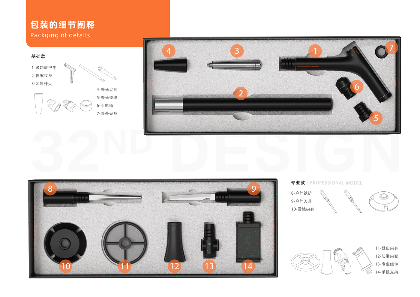 Alpenstocks，product design，Personal works collection，
