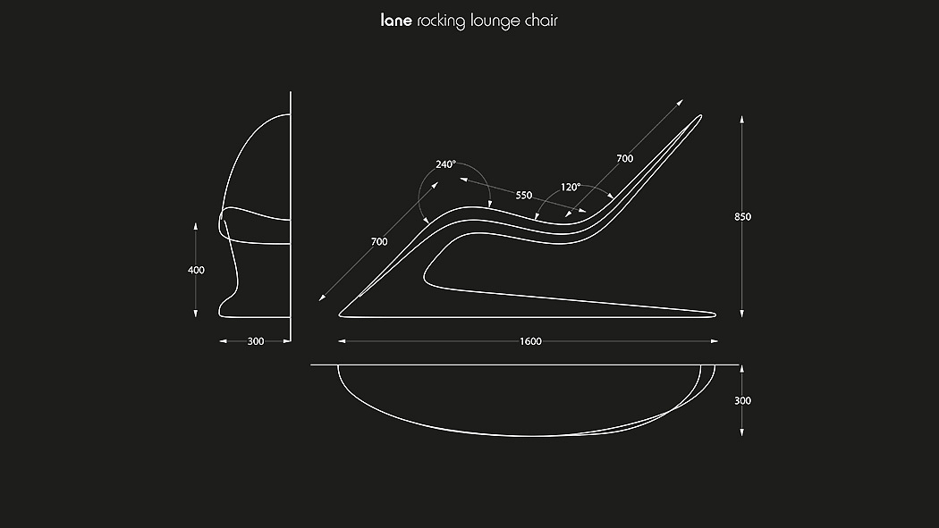 Home Furnishing，furniture，Ergonomics，deck chair，comfortable，streamline，