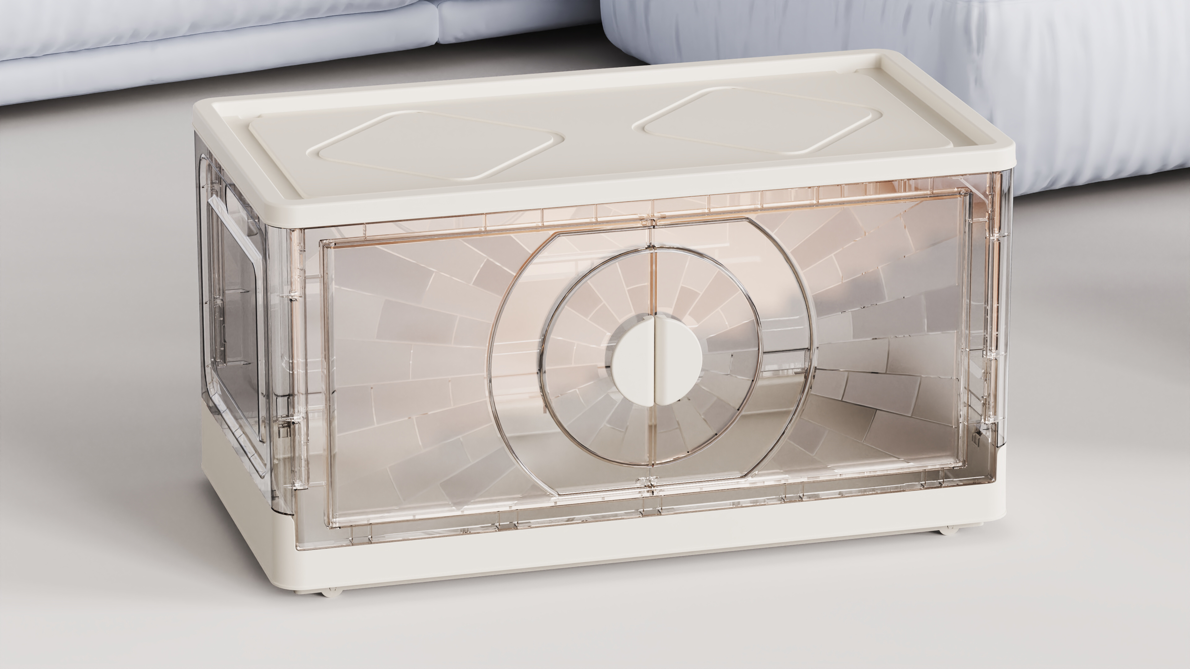 Folding box，Storage box，Door handle，panel，Door Panel，Folding storage box，Folding box panel，Folding box handle，