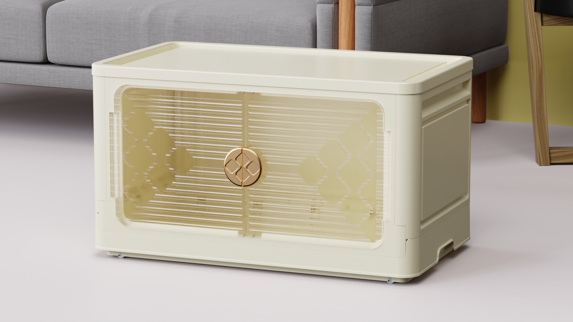 Folding box，Storage box，Door handle，panel，Door Panel，Folding storage box，Folding box panel，Folding box handle，