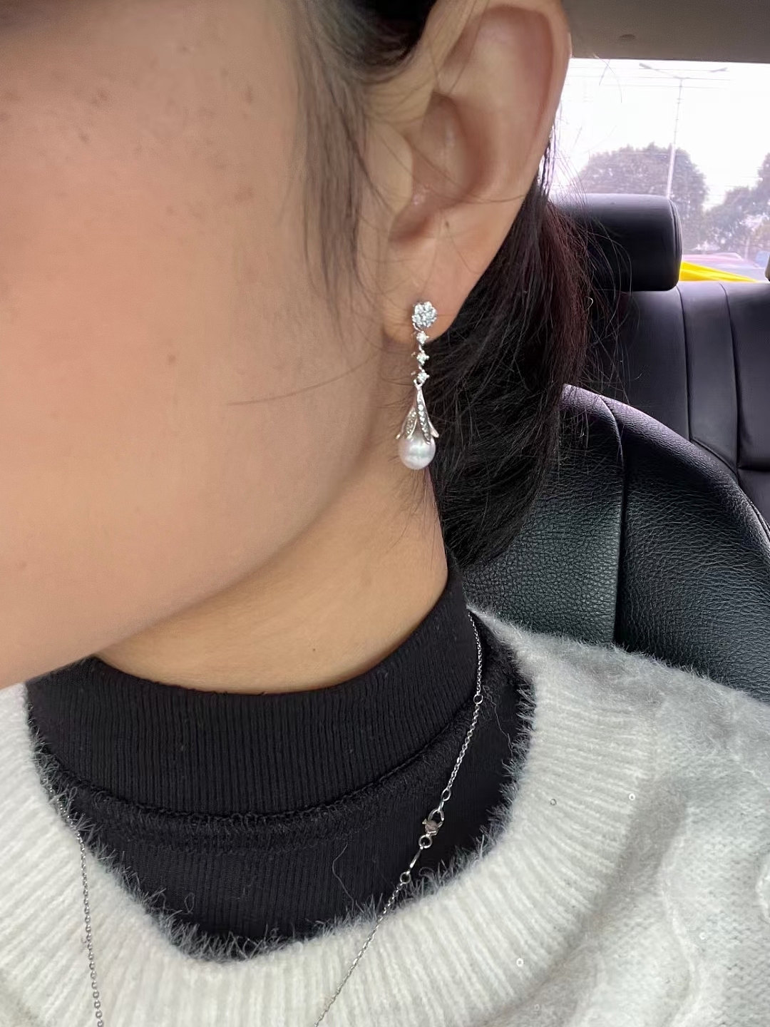Pearls, Earrings，